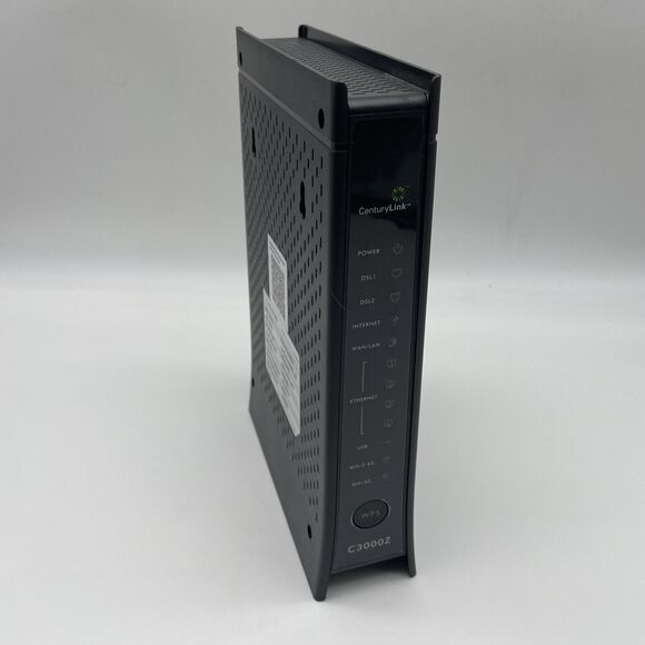 CenturyLink ZyXEL C3000Z DSL Modem Wireless Router No Power Adapter - Picture 1 of 7